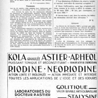 1289 - Page 1266-LII - A travers l’officiel. Dégrèvements fiscaux. Patente - Contributions foncières et mobilières / Correspondance. Questions diverses. La démission d’officiers de réserve n’est pas acceptée pendant la durée des hostilités