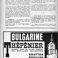 1297 - Page 1274-VIII - Dernières Nouvelles. Commissariat général à l’Education physique et aux Sports. Organisation du contrôle médical / Naissance / Le livre d’or du corps médical français
