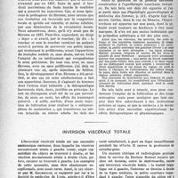 1339 - Page 1316 - Partie scientifique. Travaux originaux. Emploi thérapeutique de la folliculine. Quelques dangers qu'il ne faut pas ignorer, par Henri Vignes / Inversion viscérale totale