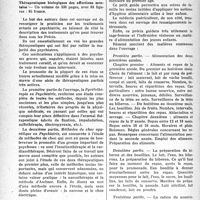 1349 - Page 1326 - Partie scientifique. Travaux originaux. Les livres. Thérapeutiques biologiques des affections mentales, par Professeur H. Claude et P. Rubenovitch, Masson et Cie, Paris / Alimentation du nourrisson, par Jeanne Sangry, Librairie Maloine, Paris