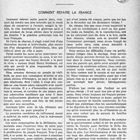 1350 - Page 1327 - Partie professionnelle, Hygiène, Assistance, Mutualité, Intérêts Corporatifs, Variété. Comment refaire la France