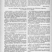 1353 - Page 1330 - Partie professionnelle, Hygiène, Assistance, Mutualité, Intérêts Corporatifs, Variété. Les nouvelles attributions des directeurs régionaux à la famille et à la santé / Loi du 15 Octobre 1940 fixant les attributions des Directeurs régionaux à la Famille et à la Santé