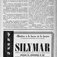 1360 - Page XXXI-1337 - Dernières Nouvelles. Le Centenaire de Badal / Hôpitaux de Paris / Les thèses de doctorat des internes et externes des Hôpitaux de Paris / Hôpital Laënnec