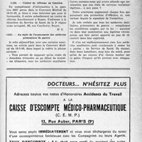 1366 - Page XXXVII-1343 - Correspondance. Automobilisme. Sur les possibilités de la voiture électrique / Questions diverses. Centre de réforme en fonction / Au sujet de l’avancement des médecins prisonniers de guerre