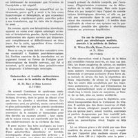 1396 - Page 1373 - Partie scientifique. L'actualité scientifique. Les Sociétés Savantes. Paris. Société Médicale des Hôpitaux de Paris. Coma et hémiplégie curables consécutifs à une hématémèse, (21-6-1940) / Galactorrhée et troubles endrocriniens au cours de la maladie de Hogdkin, (5-7-1940) / Un cas de tétanos grave guéri par sérothérapie modérée, associée à la méthode de Dufour, (12-7-1940)