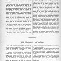 1403 - Page 1380 - Partie professionnelle, Hygiène, Assistance, Mutualité, Intérêts Corporatifs, Variétés. La lutte contre l’alcoolisme / Une originale proposition