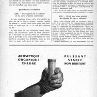 1421 - Page 1398-LII - Correspondance. Automobilisme. Transformation d’une Simca-huit pour la marche à l’alcool / Questions diverses. Prorogation de la validité de la carte d’ancien combattant / Droit aux soins gratuits des blessés de guerre réformés