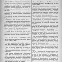 1449 - Page 1426 - Partie scientifique. L’actualité scientifique. Les thèses. Hydronéphroses monstrueuses sur rein unique. Leurs dangers, Dr J.-L. Casau (Thèse 1939.) / Contribution à l’étude de l’ostéite syphilitique du conduit auditif externe, Dr J.-H. Fayet (Thèse 1939.) / De l’étude des contacts humains dans la propagation de la lèpre, Dr R. Dupuis (Thèse 1939.)