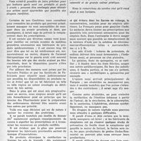 1458 - Page 1435 - Partie professionnelle, Hygiène, Assistance, Mutualité, Intérêts Corporatifs, Variétés. Notions utiles pour les prescriptions magistrales