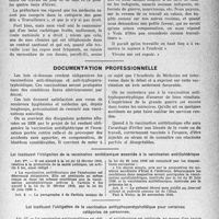1460 - Page 1437 - Partie professionnelle, Hygiène, Assistance, Mutualité, Intérêts Corporatifs, Variétés. Divers propos sur le rationnement / Documentation professionnelle