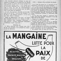 1467 - Page 1444-XLVI - Correspondance. Application des tarifs des honoraires. Paiements à effectuer à un infirmier diplômé / Autopsie d’un accidenté du travail