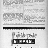 1468 - Page XLVII-1445 - Correspondance. Application des tarifs des honoraires. Autopsie d’un accidenté du travail / Fracture de l’extrémité inférieure du radius avec lésion ou non du cubitus