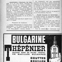 1477 - Page 1454-VIII - Dernières Nouvelles. Faculté de Médecine de Nancy / Ecole de Médecine de Grenoble / Amphithéâtre d’Anatomie des hôpitaux / Société française de Gynécologie