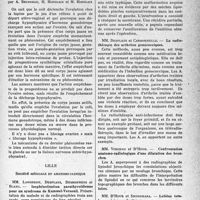 1498 - Page 1475 - Partie scientifique. L’actualité scientifique. Les Sociétés Savantes. Paris. Société de biologie, Séance du 19 octobre 1940. Contribution à l’étude du mécanisme de l’action inhibitrice du corps jaune sur l’ovulation chez la lapine / Lille. Société médicale et anatomo-clinique