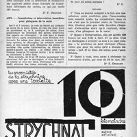 1514 - Page XLI-1491 - Correspondance. Application du tarif des accidents du travail. Fracture de l’astragale / Consultation et intervention immédiate pour phlegmon de la main