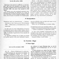 1533 - Page 12 - I. L’Exercice de la médecine en France et dans les Colonies françaises. B) Formalités administratives. 1° Textes légaux / 2° Jurisprudence / C) Exercice illégal. 1° Texte légal