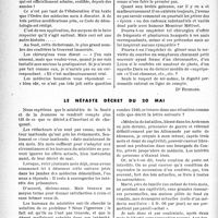 0033 - Page 30 - Bulletin de l'Actualité. Le dada du jour : «la dichotomie» / Le néfaste décret du 20 mai
