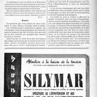 0044 - Page XXXIX-41 - Correspondance / Assurances sociales. Honoraires pour l’intervention à l’hôpital sur un assuré social indigent