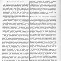 0072 - Page 69 - L’actualité scientifique. La Presse. La chondrectomie dans l’asthme [(La Presse Médicale, 26 octobre 1940)] / Traitement de la crise de tachycardie paroxystique [(La Presse médicale, 12 octobre 1940)]