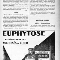 0088 - Page XXXIX-85 - Hôpitaux. Cumul des fonctions de médecin d’un hôpital avec celles de membre de la Commission Administrative / Questions diverses. Automobilisme