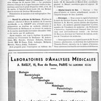 0097 - Page 94-VIII - Clinique de la tuberculose / Ligue français contre le rhumatisme / Faculté de médecine de Bordeaux / Société de médecine de Paris / Hôpital-hospice de Dax / Nécrologie [Docteur Siméon Baqué, Docteur A. R. Mauté, Médecin général inspecteur Lasnet, Professeur D'Arsonval, Docteur Cl. Regaud, M. Pierre Condou]