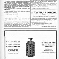 0099 - Page 96-X - Le Livre d’Or du Corps Médical français / A Travers l’officiel / Direction régionale à la Famille et à la Santé