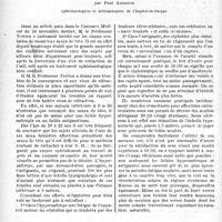 0109 - Page 106 - Travaux originaux. La clinique syphiligraphique au goût du jour. Maux de tête et faibles vices de réfraction, par Paul Audouin