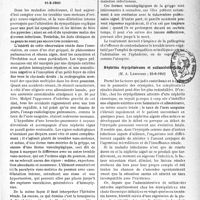 0116 - Page 113 - L’actualité scientifique. Les Sociétés Savantes. Paris. Société médicale des hôpitaux de Paris. Grippe à forme vasculoplégique, pulmonaire et rénale avec azotémie aiguë, (16-8-1940) / Néphrites érysipélateuses et sulfamidothérapie, (23-8-1940)