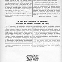 0187 - Page 184 - Variétés. L’hygiène corporelle chez les anciens / La fille d’un chirurgien de Versailles, maîtresse du général Bonaparte en Italie