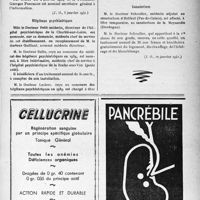 0188 - Page XLVII-185 - Pensions militaires / secrétariat général à l’information / Hôpitaux psychiatriques / Sanatorium