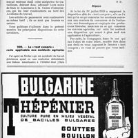 0190 - Page XLIX-187 - Accidents du travail. Accidents survenus à des français employés par les Allemands / Le « tout compris » reste applicable aux accidents agricoles