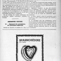 0192 - Page LI-189 - Accidents du travail. te durillon forcé est-il un accident du travail / Assurances sociales. Paiement des prestations de l'assurance-maternité