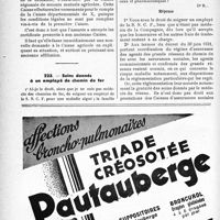 0193 - Page 190-LII - Assurances sociales. Paiement des prestations de l'assurance-maternité / Soins donnés à un employé de chemin de fer