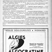 0200 - Page VII-197 - Clinique des maladies mentales / Clinique médicale de l’hôpital Saint-Antoine / École d’anthropologie / Faculté de médecine de Bordeaux / Faculté de médecine de Toulouse / Société médicale des hôpitaux de Paris