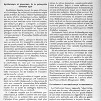 0218 - Page 215 - L'Actualité Scientifique. La Presse. Épidémiologie et prophylaxie de la poliomyélite antérieure aiguë [(La Presse médicale, 28 septembre 1940)] / Un traitement du zona par le sang d’anciens zonateux [(Paris Médical, 23 novembre 1940)]