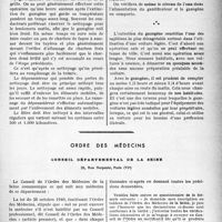 0234 - Page 231 - Bulletin de l’Actualité. Variétés. Mise en route et entretien d’un véhicule a gazogène / Ordre des médecins. Conseil départemental de la seine
