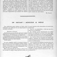 0286 - Page 283 - Bulletin de l'Actualité. L'académie de médecine et la santé publique. Proposition de loi / Un instant! Monsieur le préfet