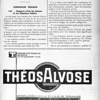 0296 - Page LV-293 - Accidents du travail. Le demi-salaire d’un accidenté du travail après 33 jours d’incapacité / Assurances sociales. Rapport entre les Caisses et les Hôpitaux Publics