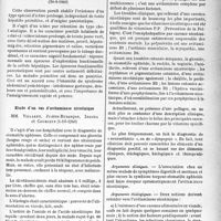0328 - Page 325 - L’actualité scientifique. Les Sociétés Savantes. Paris. Société médicale des hôpitaux de Paris. Sur l’origine pancréatique de certains ictères prolongés avec hépatomégalle chez les enfants, (20-9-1940) / Étude d’un cas d’avitaminose nicotinique, (4-10-1940) / Le démembrement clinique et pathogénique de la pellagre, (4-10-1940)