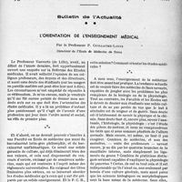 0330 - Page 327 - Partie professionnelle / Bulletin de l’Actualité. L'orientation de l'enseignement médical