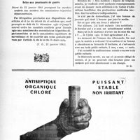 0351 - Page 348-L - Hygiène Publique / Soins aux pensionnés de guerre / Correspondance / Allocations familiales. Exemption de paiement des cotisations à la Caisse de compensation