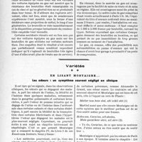 0397 - Page 394 - L’actualité professionnelle. Chronique automobile. La voiture a gaz d'éclairage / Variétés. En lisant Montaigne.... Les odeurs : un symptôme souvent négligé en clinique