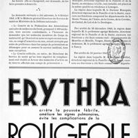 0414 - Page IX-411 - Communiqué. Fédération des Associations amicales de Médecins du Front / A Travers l’officiel / secrétariat général de la Famille et de la Santé