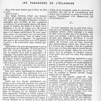 0416 - Page 413 - Propos du jour / Les paradoxes de l'éclairage [G. Lavalée]