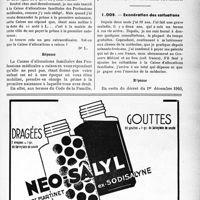 0446 - Page XLV-443 - Correspondance / Allocations familiales. Prime à la première naissance / Exonération des cotisations