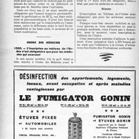 0451 - Page 448-L - Assurances sociales. Indemnisation par les Assurances sociales des victimes d’accidents de sport / Ordre des médecins. L'inscription au tableau de l’Ordre n’est obligatoire que pour les médecins qui exercent