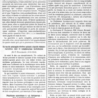 0474 - Page 471 - L’actualité scientifique. Les Sociétés Savantes. Paris. Société médicale des hôpitaux de Paris. État de mal épileptique instantanément guéri par une injection intrarachidienne d’air, (8-10-1940) / Un cas de méningite cérébro-spinale à liquide céphalo-rachidien clair et lymphocytose rachidienne, (8-10-1940) / Paludisme autochtone à « pl. falciparum » dans la banlieue Parisienne, (15 et 29-11-1940)