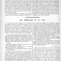 0477 - Page 474 - Bulletin de l’Actualité. A Propos de l’apprentissage du jeune médecin praticien / Les médecins et le fisc