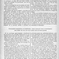 0515 - Page 512 - Travaux originaux. La clinique obstétricale au goût du jour. Le curettage en obstétrique se différencie nettement du curettage en gynécologie, d’après le Professeur C. Jeannin. Deux situations particulières : l’accouchement et l’avortement / Facilement dangereux, le curettage, assez courant pour l'avortement, Doit être de plus en plus rare dans le post-partum