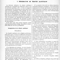 0525 - Page 522 - Mouvement sanitaire. Médecins et Santé publique